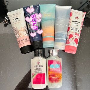 Bath & Body Works body creams